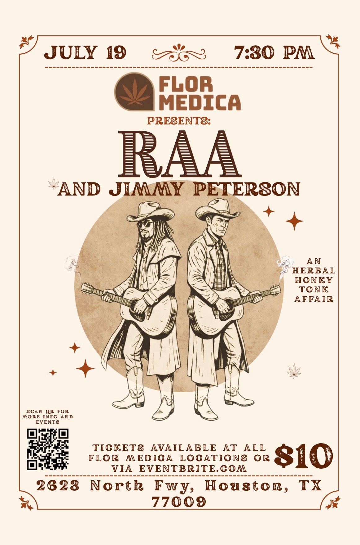 JULY 19th Event/RAA & JIMMY PETERSON